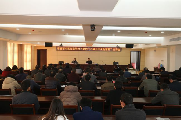 图为宣讲会现场